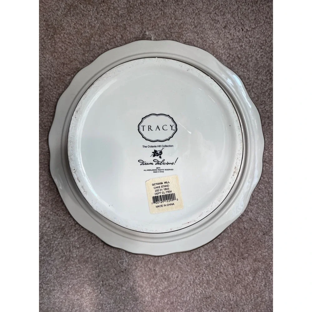 Tracy Porter Octavia Hill Ceramic Cake Stand Dream Delicious Cottagecore Rustic